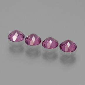 Gemme di Granato Rodolite Rosato naturale da 2.02 ct, Taglio rotondo, VS