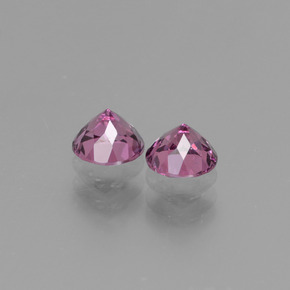 Granato rodolite naturale rosa da  ct, taglio rotondo, VS