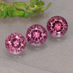 Granato rodolite naturale porpora da 1,90 ct, taglio rotondo, VS