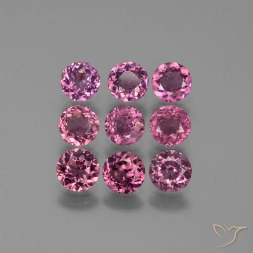 2.85ctw Naturale Uva Granato rodolite, Rotondo, VS