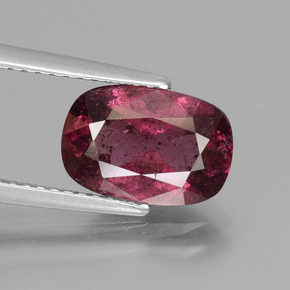 Granato rodolite naturale rosa da 2,92 ct, taglio a cuscino, SI