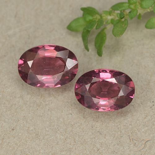 Granato rodolite naturale rosso da 1,93 ct, taglio ovale, VVS-VS