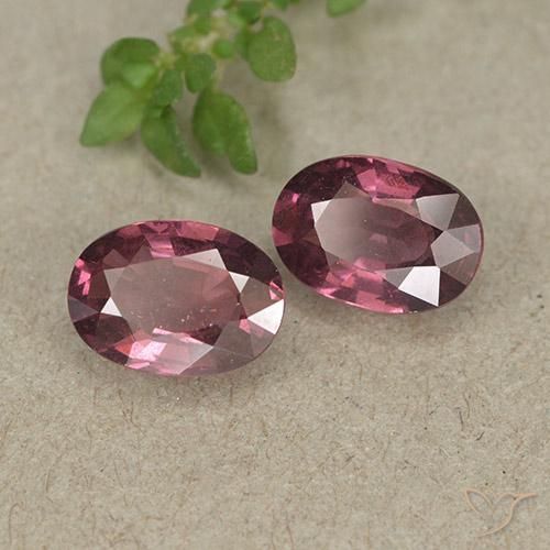 Granato rodolite naturale rosso da 1,93 ct, taglio ovale, VVS-VS