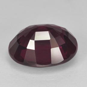 Granato Rodolite Rosso lampone naturale da 5.41 ct, Taglio ovale, VS