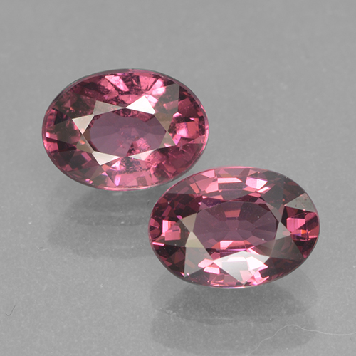 Granato rodolite naturale rosso da 2,32 ct, taglio ovale, VVS-VS