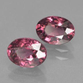 Granato rodolite naturale rosso da 2,32 ct, taglio ovale, VVS-VS