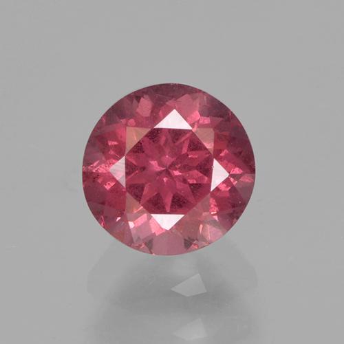 Granato rodolite naturale rosa da 0,90 ct, taglio rotondo, VS
