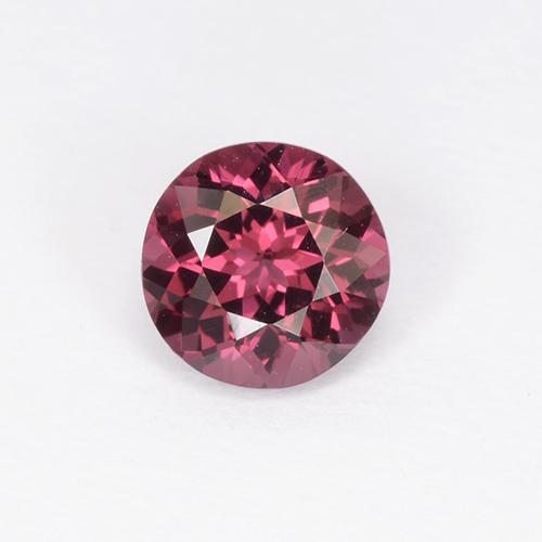 Granato rodolite naturale rosa da 0,86 ct, taglio rotondo, VVS-VS