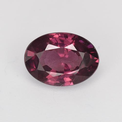 Granato rodolite naturale rosso da 0,95 ct, taglio ovale, VS