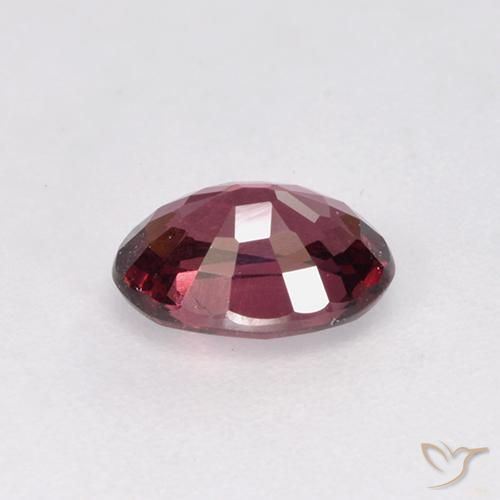 Granato rodolite Rosso purpureo naturale da 1.07 ct, Ovale, VS