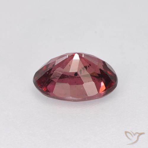 Granato rodolite Rosso lampone naturale da 1.09 ct, Ovale, VS
