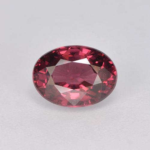 Granato rodolite naturale rosso da 1,15 ct, taglio ovale, VS