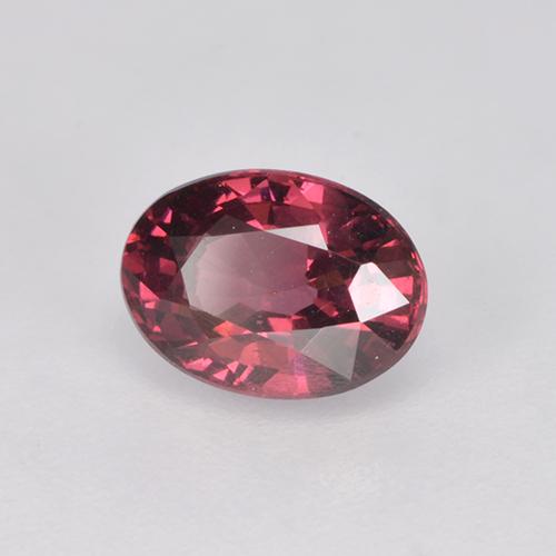 Granato rodolite naturale rosso da 1,15 ct, taglio ovale, VS