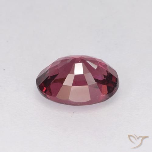 Granato Rodolite Rosso lampone naturale da 1.16 ct, Taglio ovale, VS