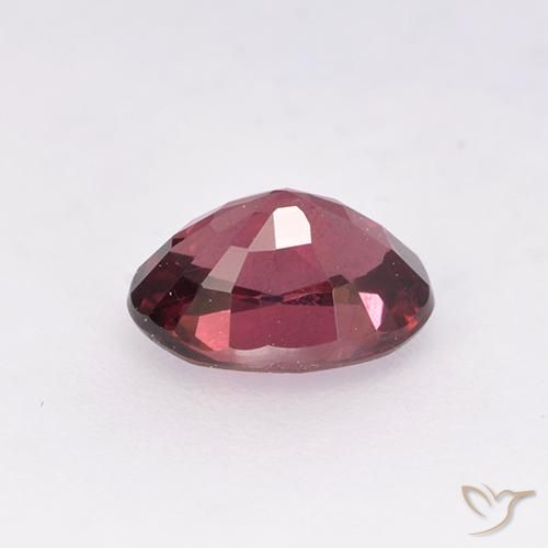 Granato rodolite Rosso medio-scuro naturale da 1.07 ct, Ovale, VS