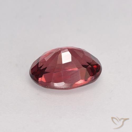 Granato rodolite Rosso scuro naturale da 1.07 ct, Ovale, VS
