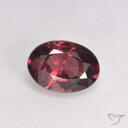 0.93ct Naturale Tono viola-rosso Granato rodolite, Ovale, VS