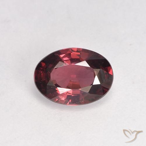 0.89ct Naturale Vino rosso Granato rodolite, Ovale, VS