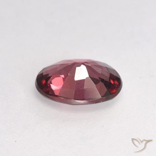 Granato rodolite Vino rosso naturale da 0.89 ct, Ovale, VS