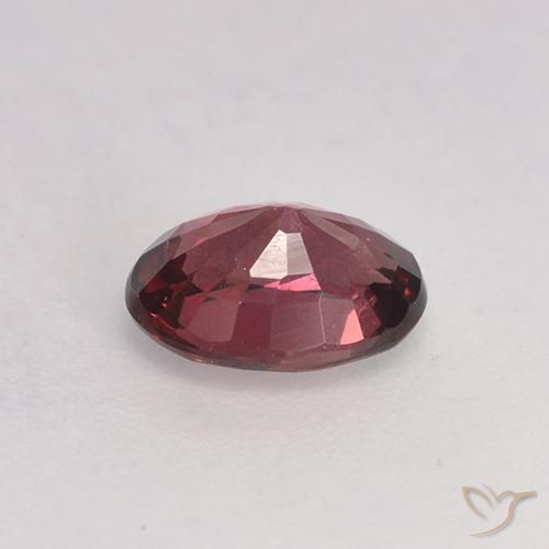 Granato rodolite Rosso medio-scuro naturale da 0.99 ct, Ovale, VS