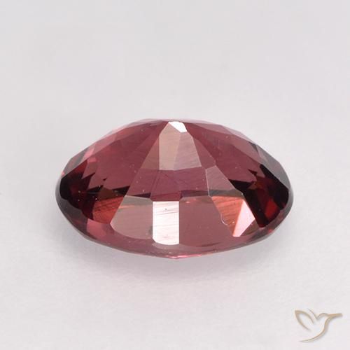 Granato rodolite Rosso scuro naturale da 1.12 ct, Ovale, VS