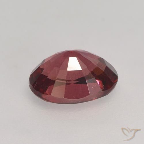 Granato rodolite Rosso purpureo naturale da 1.07 ct, Ovale, VS