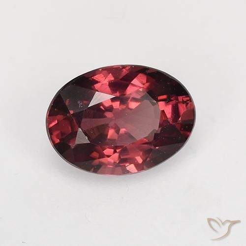 Granato rodolite Vino rosso naturale da 1.04 ct, Ovale, VS