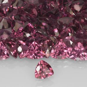 Granato rodolite naturale rosso da 1,01 ct, trillion, VS