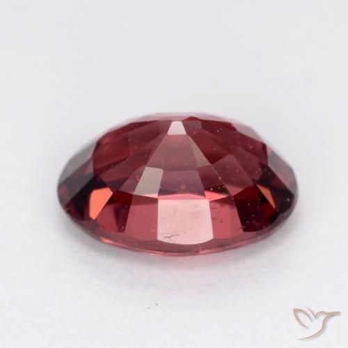 Granato rodolite Rosso scuro naturale da 1.15 ct, Ovale, VS