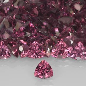 Granato rodolite naturale porpora da 0,51 ct, trillion, VS
