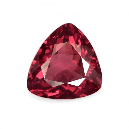 Granato Rodolite Rosso medio-scuro naturale da 2.67 ct, Taglio trillion, VS