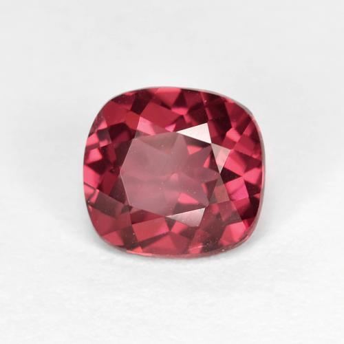 Granato rodolite naturale porpora da 1,85 ct, taglio a cuscino, VVS