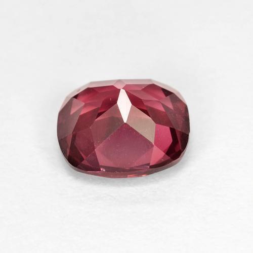 Granato rodolite naturale porpora da 1,85 ct, taglio a cuscino, VVS