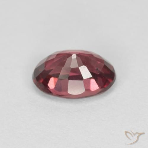 Granato rodolite Rosso scuro naturale da 1.04 ct, Ovale, VS