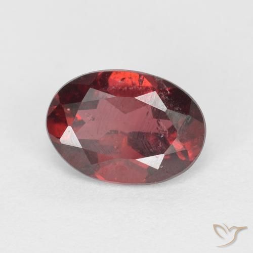 Granato rodolite Rosso scarlatto naturale da 1.02 ct, Ovale, VS-SI