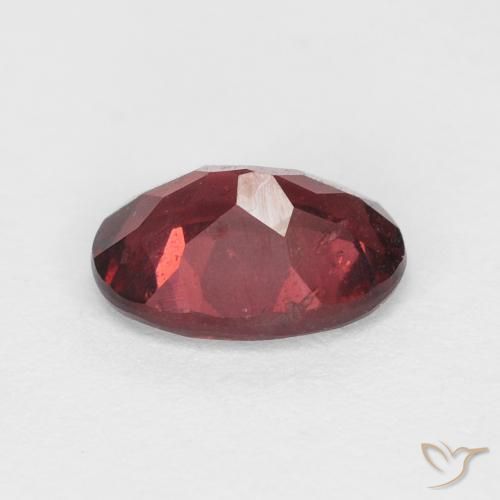 Granato rodolite Rosso scarlatto naturale da 1.02 ct, Ovale, VS-SI