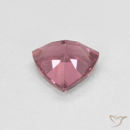 Granato rodolite Rosso lampone naturale da 0.53 ct, Taglio trillion, VS