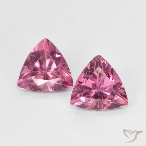 1.02ctw Naturale Rosso scuro Granato rodolite, Taglio trillion, VVS-VS
