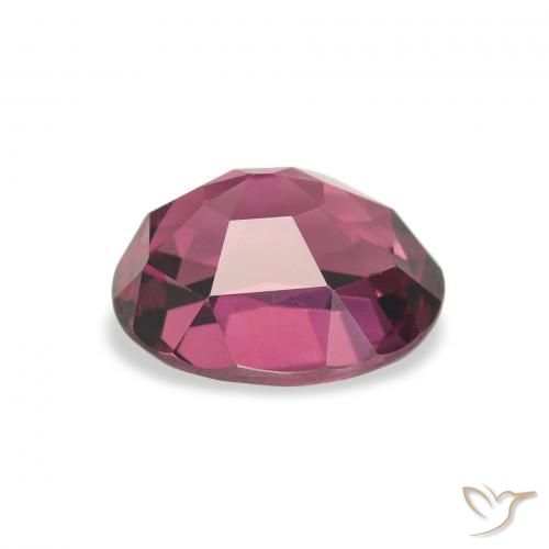Granato rodolite Rosa Bacca Viola naturale da 2.65 ct, Ovale, VVS-VS