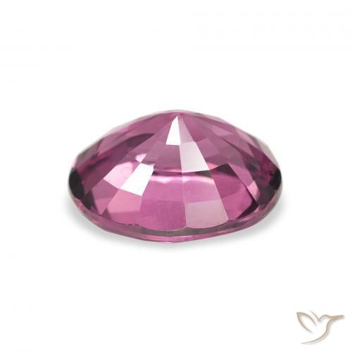 Granato rodolite Viola rossastro naturale da 2.36 ct, Ovale, VVS-VS