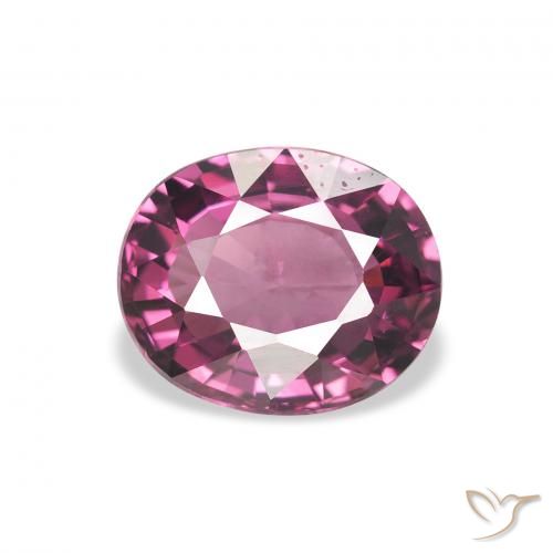 2.07ct Naturale Rosso lampone Granato rodolite, Ovale, VVS-VS