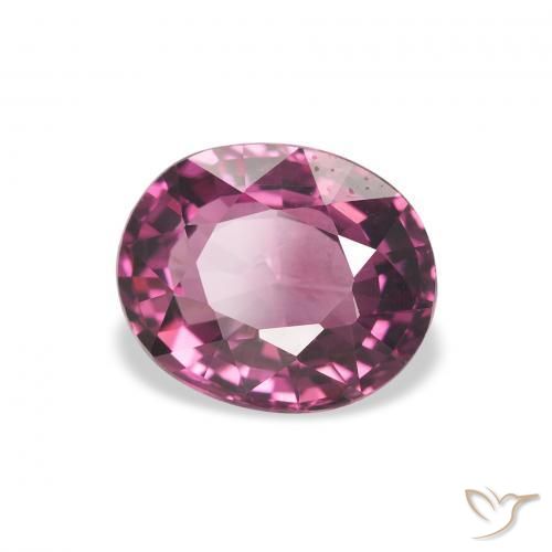 Granato rodolite Rosso lampone naturale da 2.07 ct, Ovale, VVS-VS