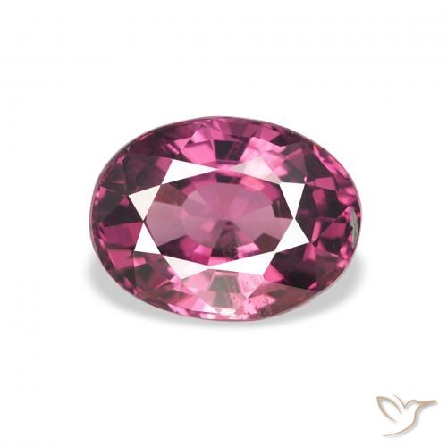 2.32ct Naturale Rosso lampone Granato rodolite, Ovale, VVS-VS