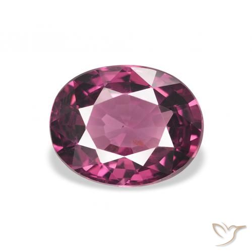 2.40ct Naturale Magenta-Rosa Granato rodolite, Ovale, VVS-VS