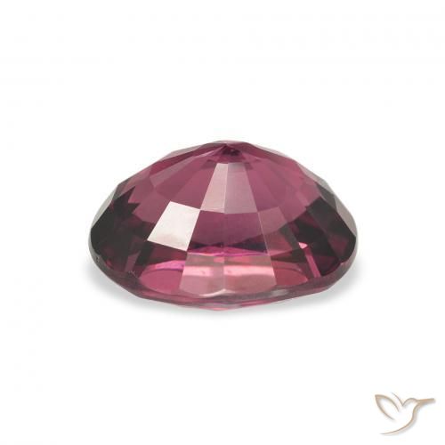 Granato rodolite Bacca Viola naturale da 2.62 ct, Ovale, VVS-VS