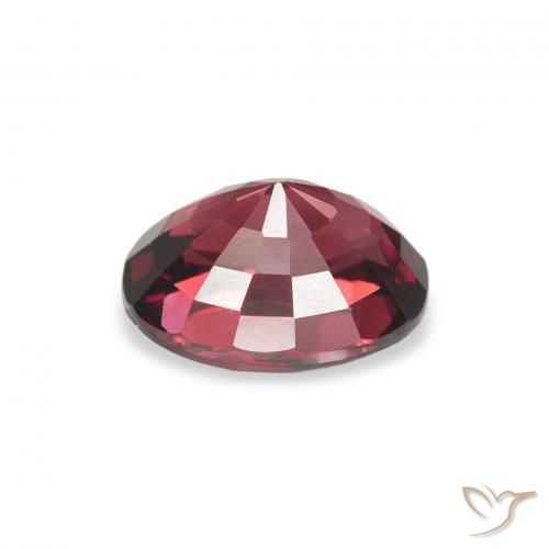 Granato rodolite Rosso intenso naturale da 2.08 ct, Ovale, VS