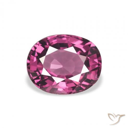 2.35ct Naturale Viola medio Granato rodolite, Ovale, VVS