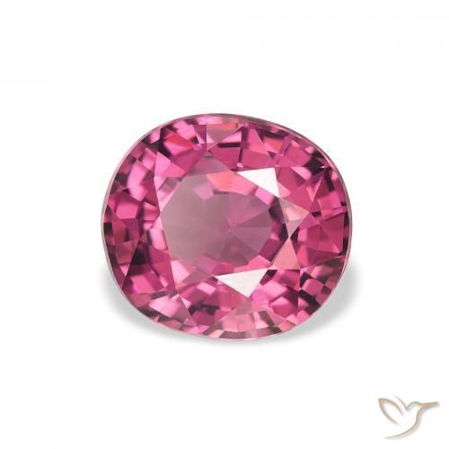 Granato rodolite Rosa Bacca Viola naturale da 2.23 ct, Ovale, VVS