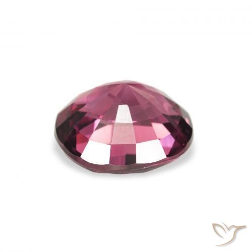Granato rodolite Rosa Bacca Viola naturale da 2.23 ct, Ovale, VVS