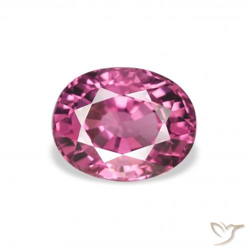 2.05ct Naturale Rosa violetto Granato rodolite, Ovale, VVS